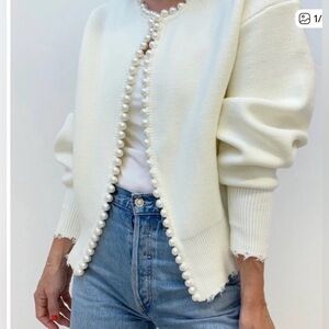 Never Been Worn- Vita Grace- Isabella Pearl Edge Cardigan- Size OS